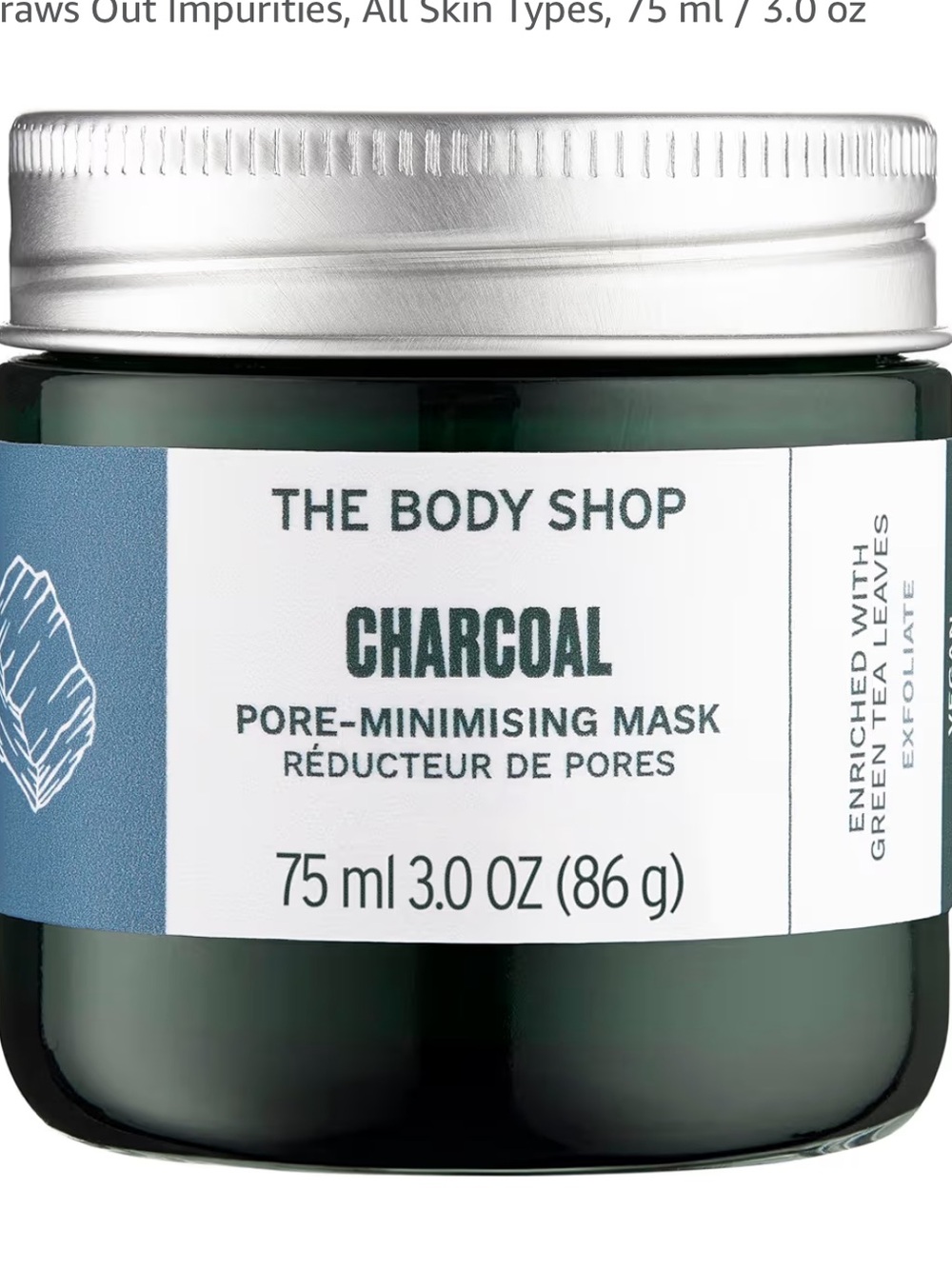 The body shop charcoal pore minimizing mask